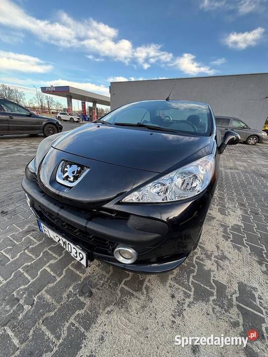 Czarny Używany 2009 Peugeot 207 CC Kabriolet | 10 500 zł (Uczciwa cena) - Obraz 1/4