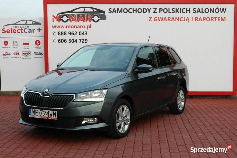 Szary (metalik) Używany 2019 Skoda Fabia Ambition Hatchback | 36 900 zł (Uczciwa cena) - Obraz 1/4