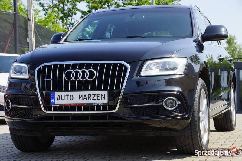 Czarny Używany 2014 Audi Q5 S-Line SUV | 74 700 zł (Uczciwa cena) - Obraz 1/4