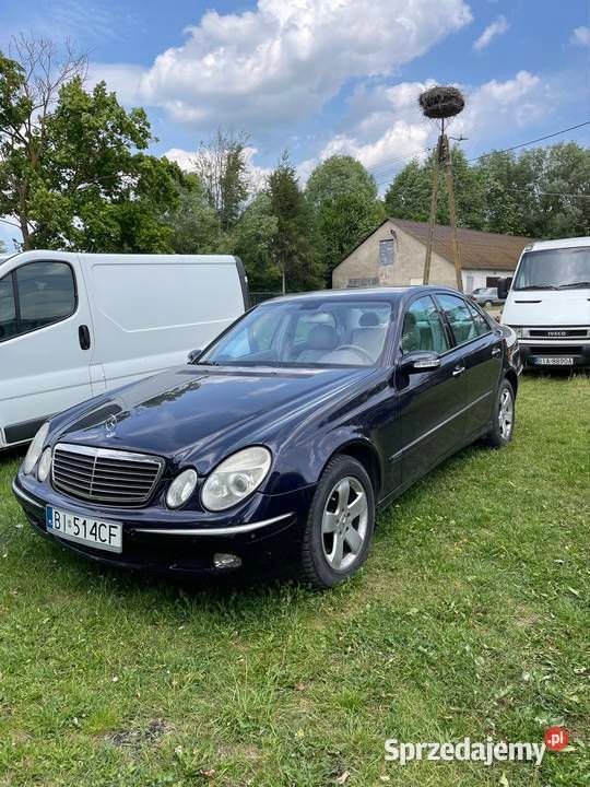 Niebieski Używany 2006 Mercedes E280 Avantgarde Sedan/Limuzyna | 18 700 zł - Obraz 1/4