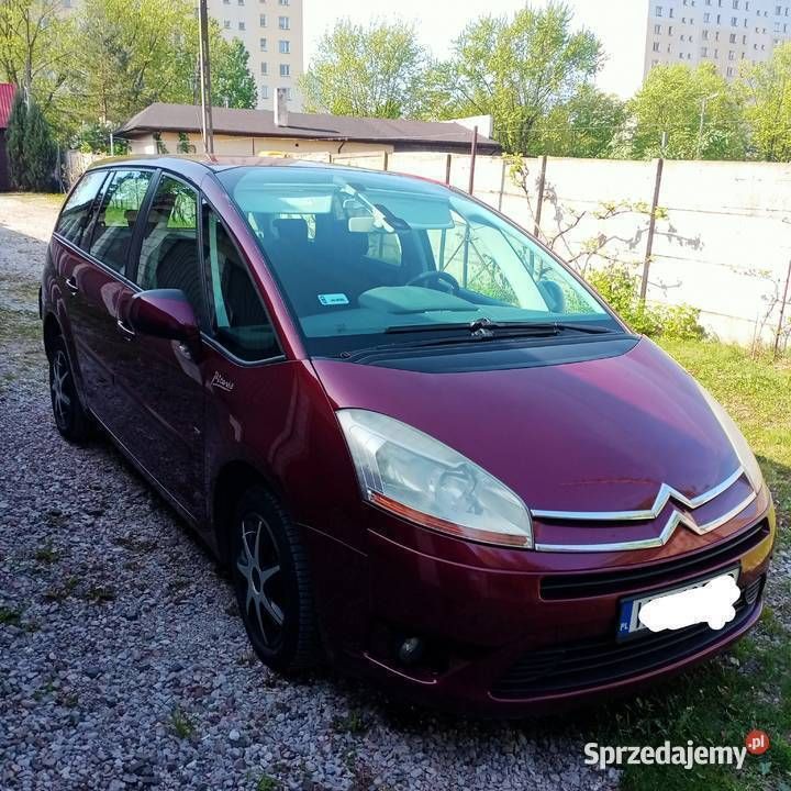 Bordowy Używany 2008 Citroën Grand C4 Picasso Minivan | 3600 zł - Obraz 1/4