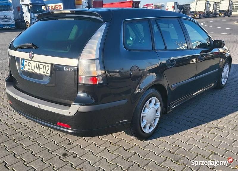 Używany Saab 9-3 2007 Czarny Kombi