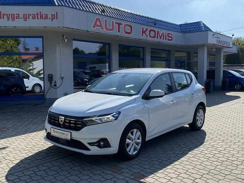 Biały Używany 2022 Dacia Sandero Hatchback | 41 900 zł (Uczciwa cena) - Obraz 1/4