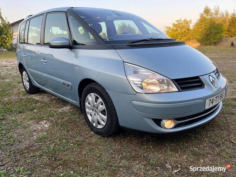 Niebieski Używany 2008 Renault Espace Minivan | 14 999 zł (Uczciwa cena) - Obraz 1/4