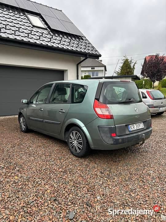 Zielony Używany 2004 Renault Grand Scénic II Minivan | 1900 zł (Dobra cena) - Obraz 1/4