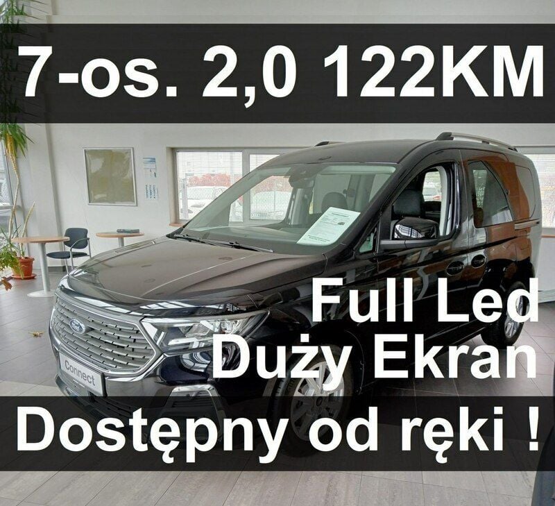Czarny Używany 2023 Ford Tourneo Connect Minivan | 140 220 zł (Uczciwa cena) - Obraz 1/4