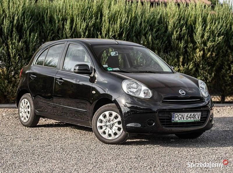 Czarny Używany 2011 Nissan Micra Hatchback | 14 900 zł (Uczciwa cena) - Obraz 1/4
