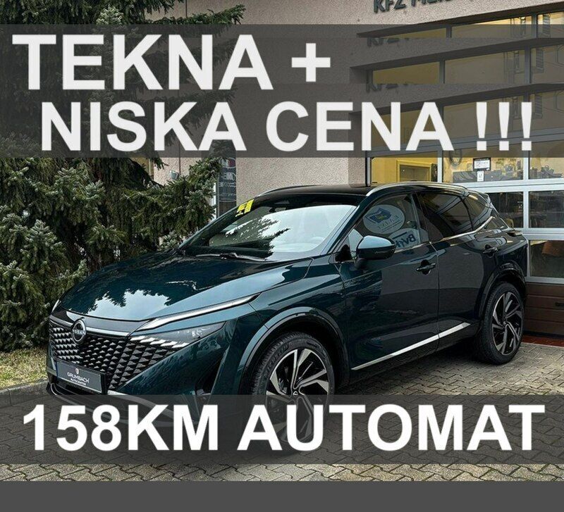 Zielony Nowe 2025 Nissan Qashqai 360º SUV | 158 000 zł - Obraz 1/4