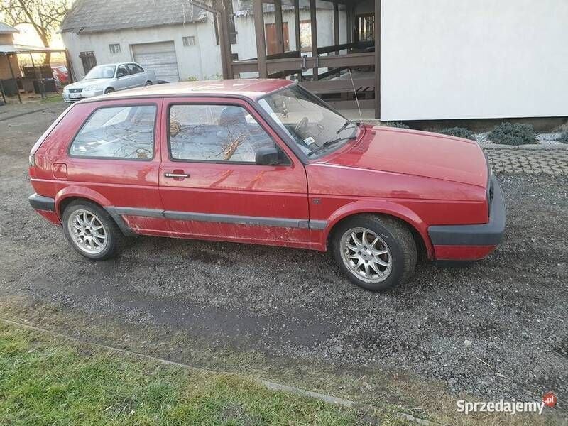 Bordowy Używany 1990 VW Golf II Hatchback | 11 500 zł - Obraz 1/4