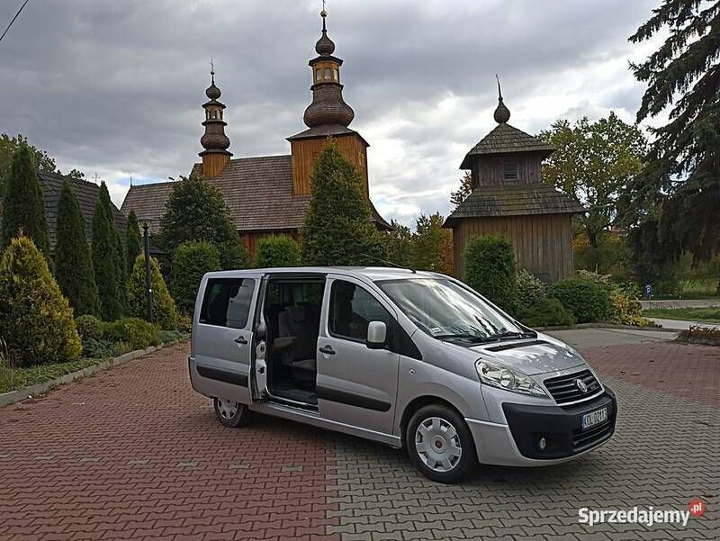 Srebrny Używany 2008 Fiat Scudo Minivan | 22 000 zł - Obraz 1/4