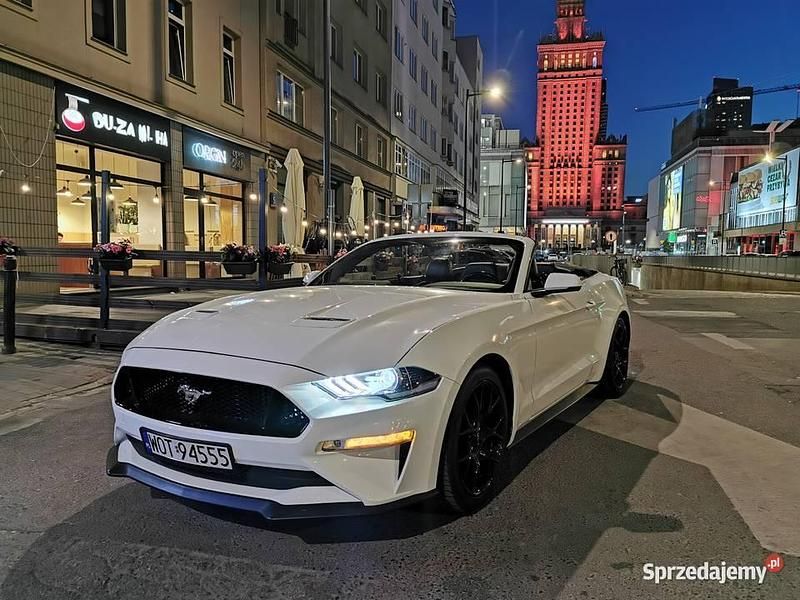Biały Używany 2019 Ford Mustang Kabriolet | 104 000 zł - Obraz 1/4