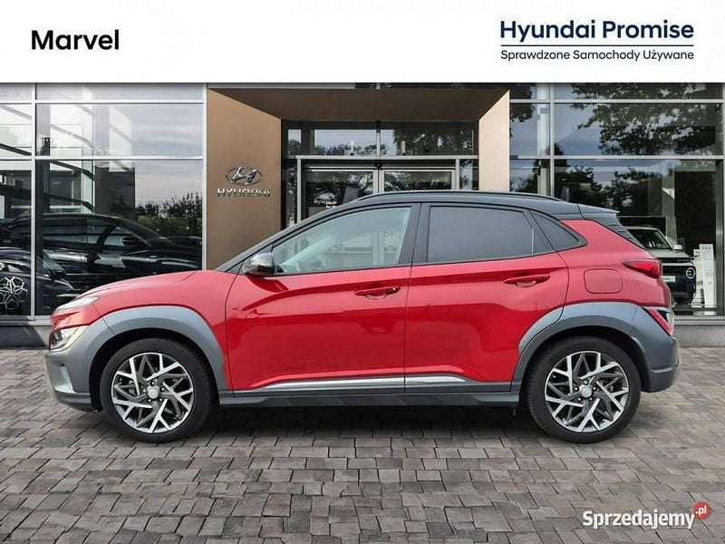 Czerwony Używany 2022 Hyundai Kona SUV | 87 900 zł (Dobra cena) - Obraz 1/4