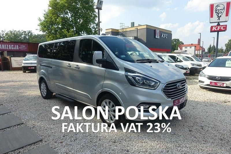 Srebrny (metalik) Używany 2021 Ford Transit Custom Minivan | 113 500 zł (Uczciwa cena) - Obraz 1/4