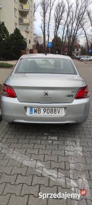 Srebrny Używany 2015 Peugeot 301 Sedan/Limuzyna | 15 900 zł - Obraz 1/4