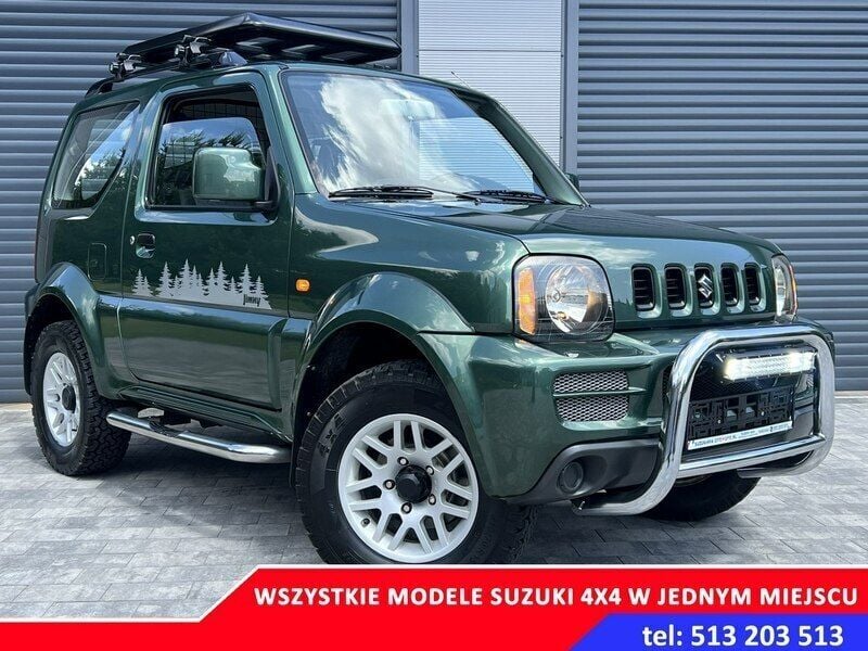 Zielony Używany 2010 Suzuki Jimny SUV | 52 900 zł (Drogi) - Obraz 1/4