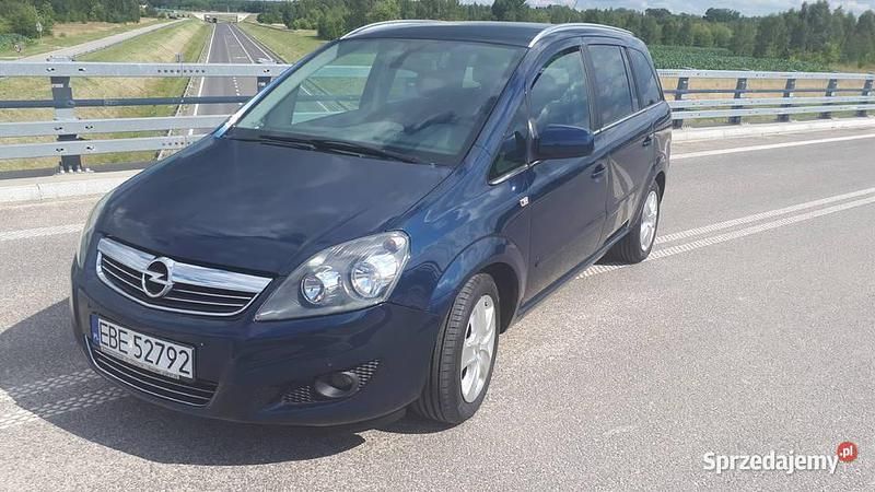Niebieski Używany 2011 Opel Zafira Minivan | 22 500 zł (Uczciwa cena) - Obraz 1/4