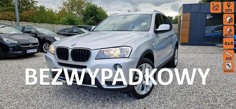 Srebrny (metalik) Używany 2012 BMW X3 SUV | 49 900 zł (Uczciwa cena) - Obraz 1/4