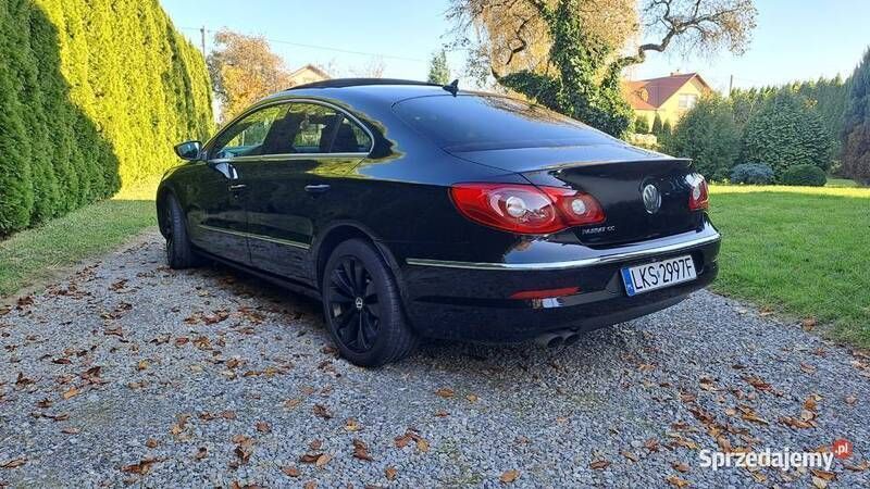 Czarny Używany 2009 VW CC Sedan/Limuzyna | 33 400 zł (Dość drogi) - Obraz 1/4