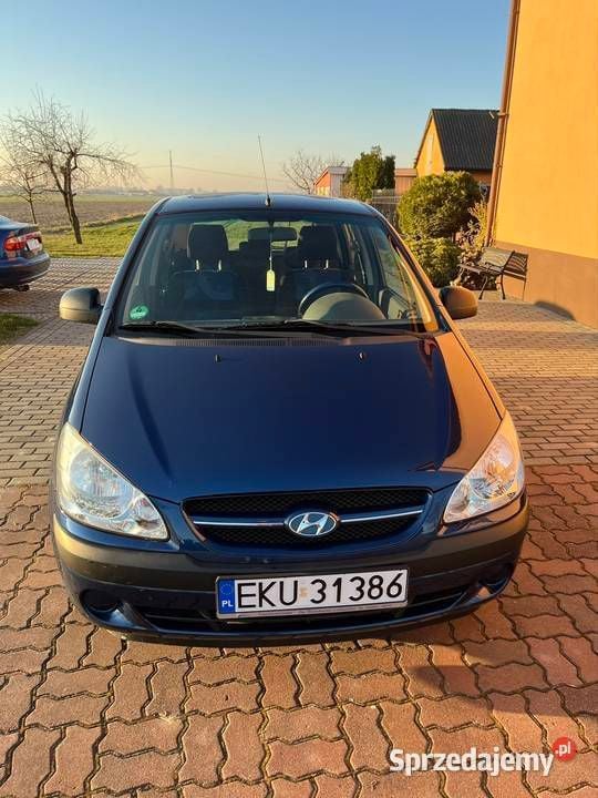 Niebieski Używany 2008 Hyundai Getz Hatchback | 8800 zł (Drogi) - Obraz 1/4