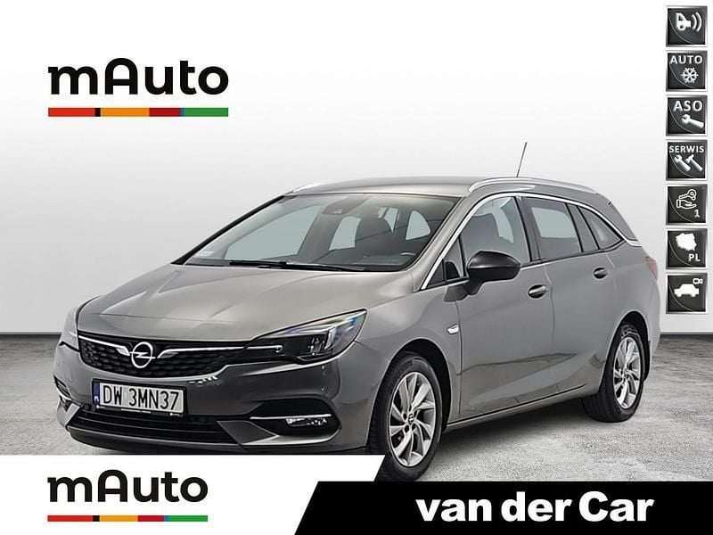 Grafitowy Używany 2021 Opel Astra Elegance Kombi | 47 900 zł (Uczciwa cena) - Obraz 1/4