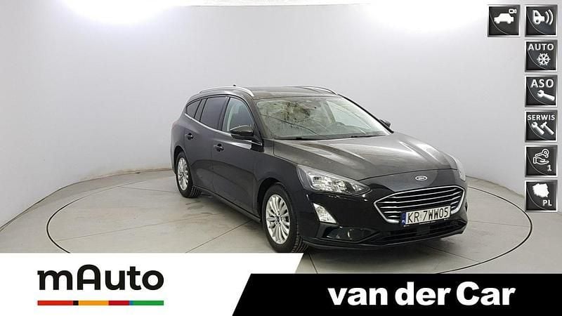 Czarny Używany 2021 Ford Focus Titanium X Kombi | 55 900 zł (Dość drogi) - Obraz 1/4