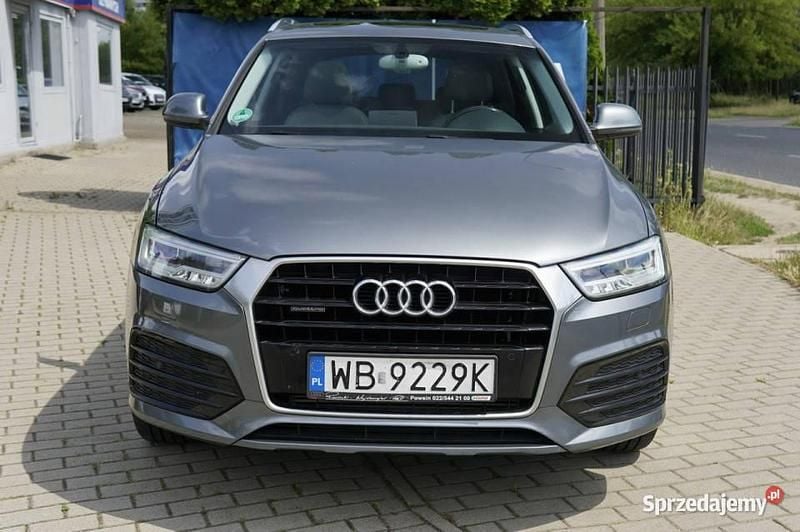 Szary Używany 2015 Audi Q3 S-Line SUV | 73 900 zł (Dość drogi) - Obraz 1/4