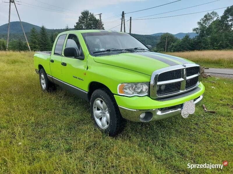 Zielony Używany 2005 Dodge Ram Pickup | 59 999 zł - Obraz 1/4