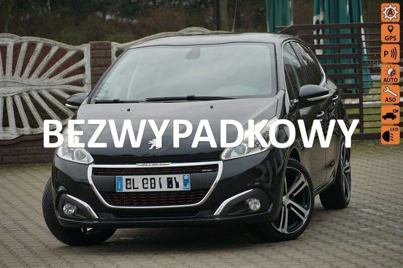Czarny Używany 2017 Peugeot 208 Hatchback | 43 900 zł (Uczciwa cena) - Obraz 1/4