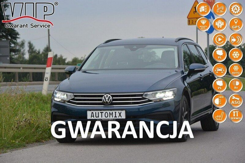 Niebieski Używany 2021 VW Passat Sedan/Limuzyna | 79 918 zł (Super Cena) - Obraz 1/4