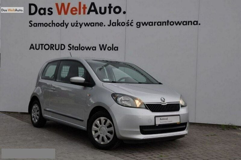 Srebrny (metalik) Używany 2015 Skoda Citigo Hatchback | 16 500 zł (Super Cena) - Obraz 1/4