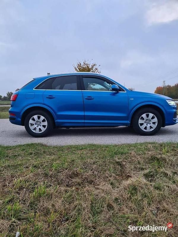 Niebieski Używany 2018 Audi Q3 S-Line SUV | 86 500 zł (Dość drogi) - Obraz 1/4