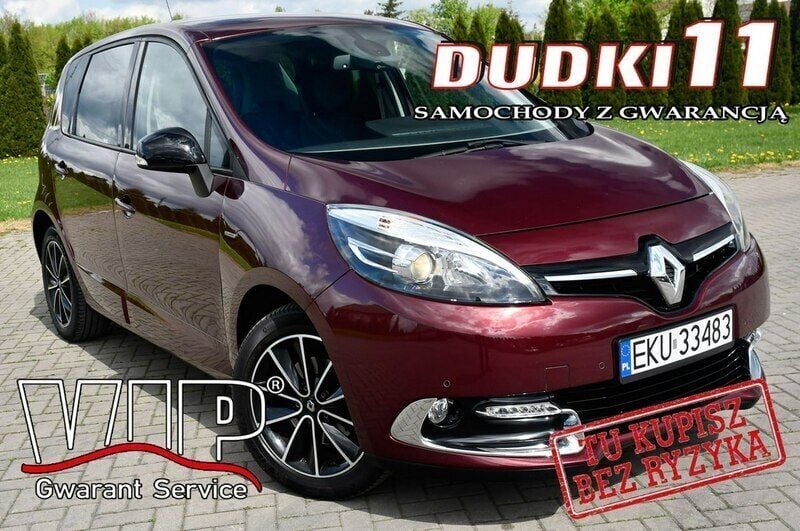 Wiśniowy Używany 2013 Renault Scénic III Minivan | 29 900 zł - Obraz 1/4