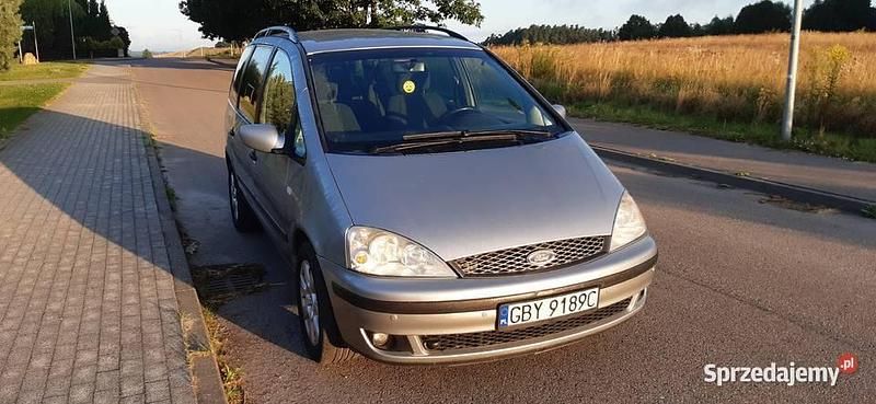 Srebrny Używany 2002 Ford Galaxy Minivan | 4500 zł (Uczciwa cena) - Obraz 1/4