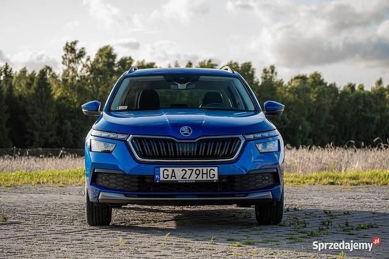 Niebieski Używany 2021 Skoda Kamiq Style SUV | 83 500 zł (Uczciwa cena) - Obraz 1/4