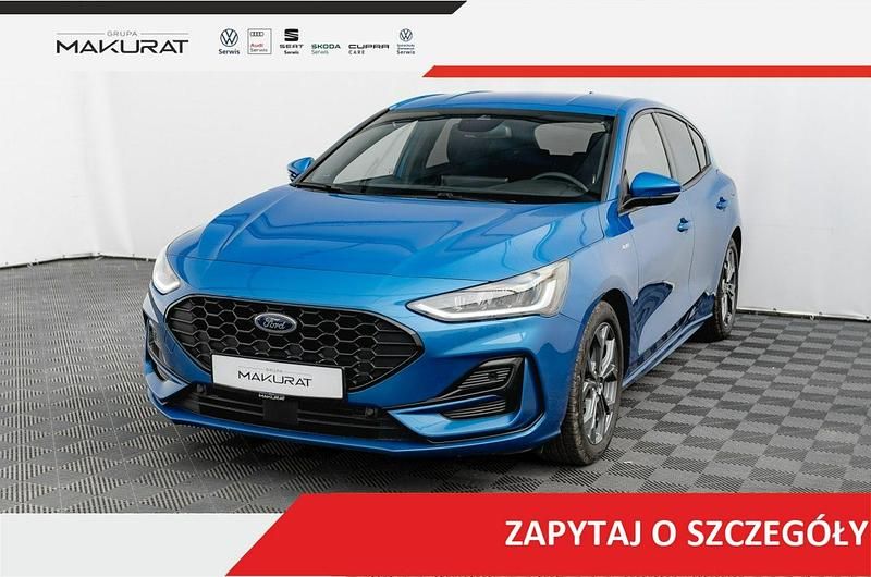 Niebieski Używany 2023 Ford Focus ST-Line X Hatchback | 93 850 zł (Uczciwa cena) - Obraz 1/4