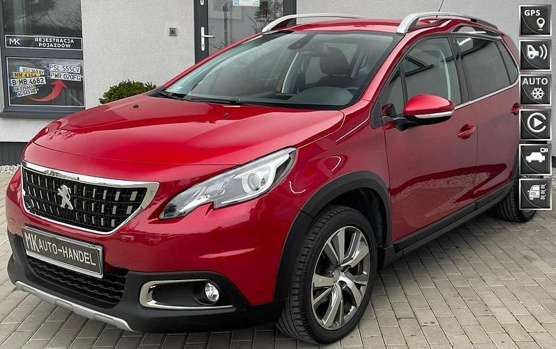 Czerwony Używany 2017 Peugeot 2008 SUV | 39 900 zł (Uczciwa cena) - Obraz 1/4