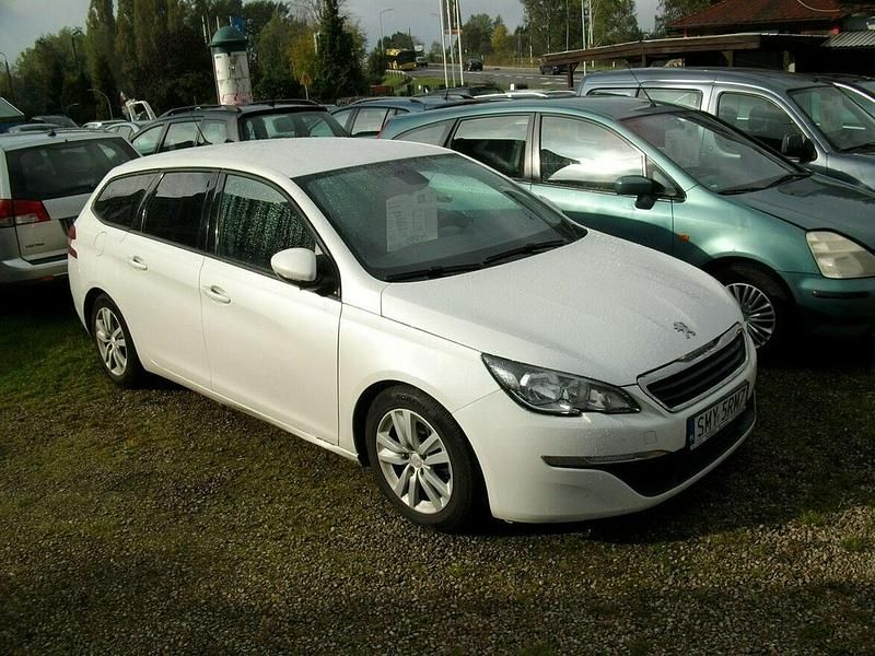 Biały Używany 2014 Peugeot 308 Kombi | 15 000 zł (Dobra cena) - Obraz 1/4