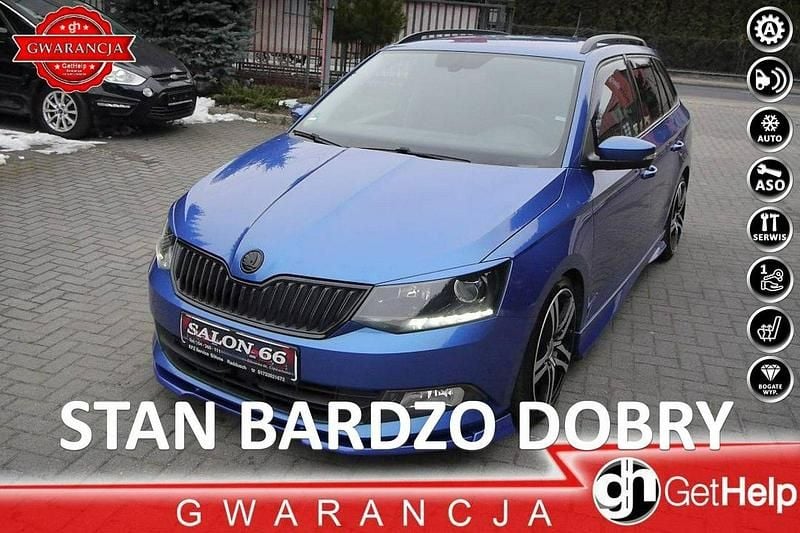 Używany Skoda Fabia RS 110 KM (80 kW) 2015 Niebieski (metalik, perła) Kombi
