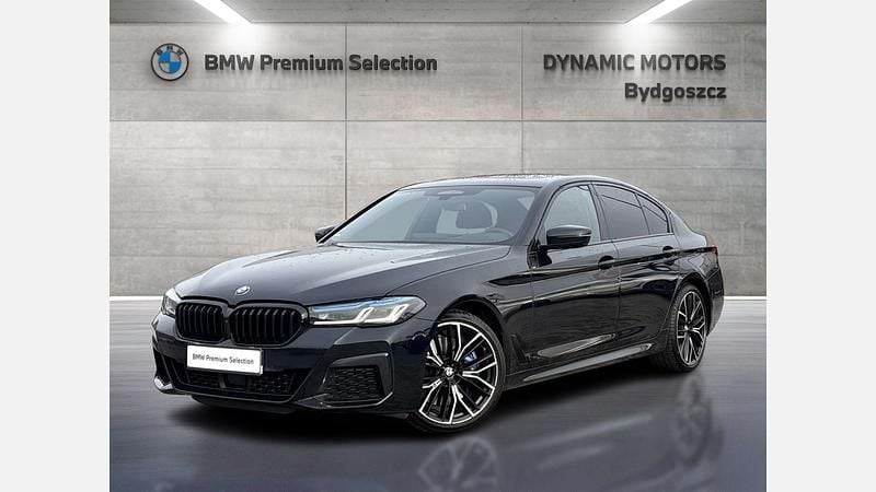 Czarny carbon m metalizowany Używany 2023 BMW 540 Shadowline Sedan/Limuzyna | 189 900 zł - Obraz 1/3