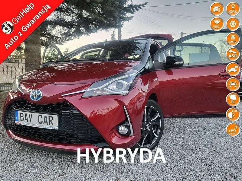 Czerwony Używany 2017 Toyota Yaris Hatchback | 47 900 zł (Super Cena) - Obraz 1/4