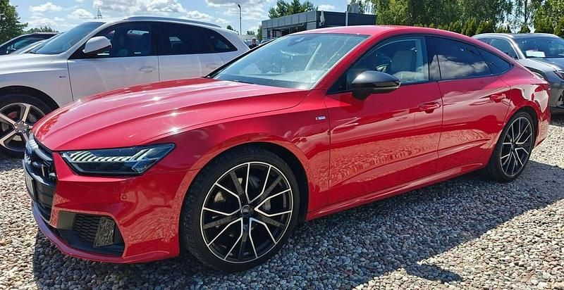 Używany Audi A7 272 KM (200 kW) 2018 Czerwony (metalik) Sedan/Limuzyna