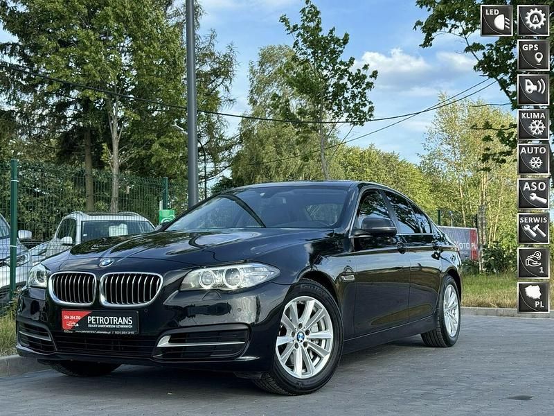 Czarny Używany 2014 BMW 525 Sedan/Limuzyna | 49 900 zł (Uczciwa cena) - Obraz 1/4