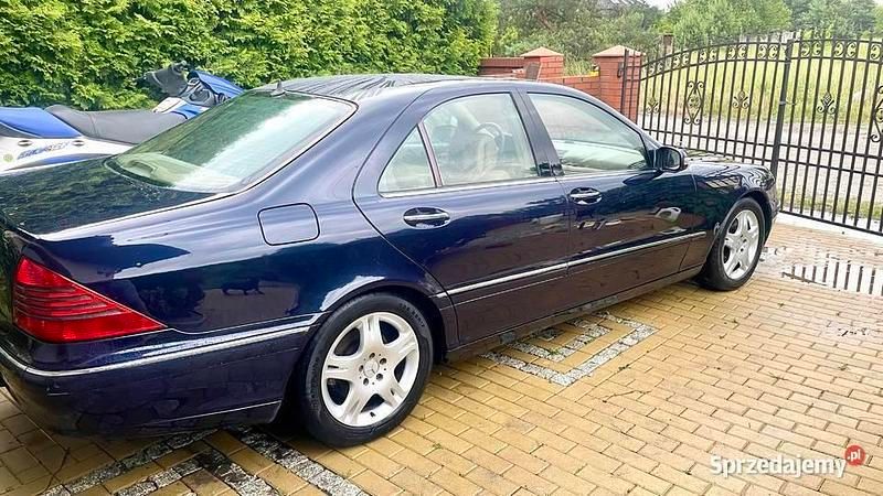 Granatowy Używany 2004 Mercedes S500 Sedan/Limuzyna | 19 999 zł - Obraz 1/4