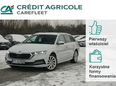 Biały (metalik) Używany 2022 Skoda Octavia Style Kombi | 83 600 zł (Uczciwa cena) - Obraz 1/4