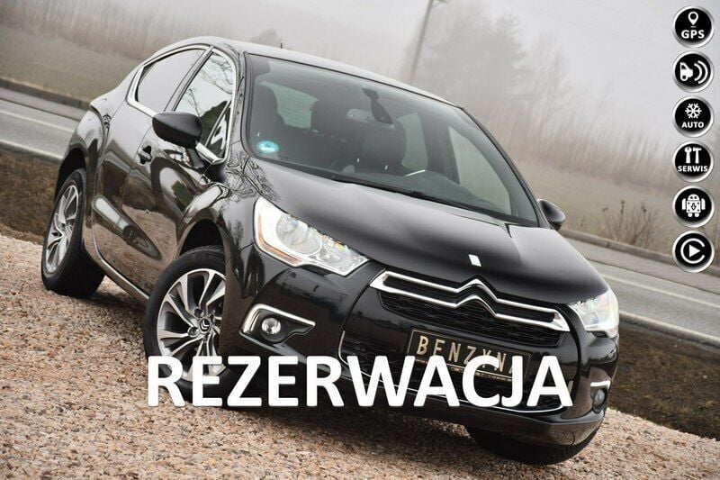 Czarny (metalik, perła) Używany 2013 Citroën DS4 Hatchback | 28 999 zł (Drogi) - Obraz 1/4
