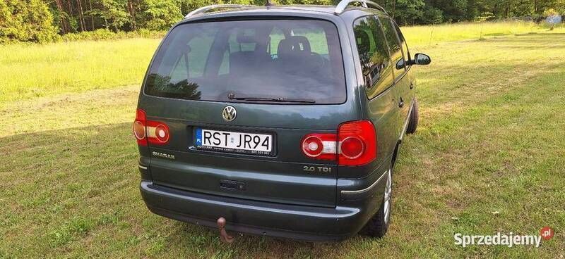 Zielony Używany 2008 VW Sharan Minivan | 8000 zł - Obraz 1/4