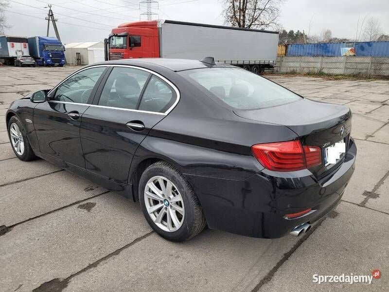 Używany BMW 525 218 KM (160 kW) 2016 Czarny Sedan/Limuzyna