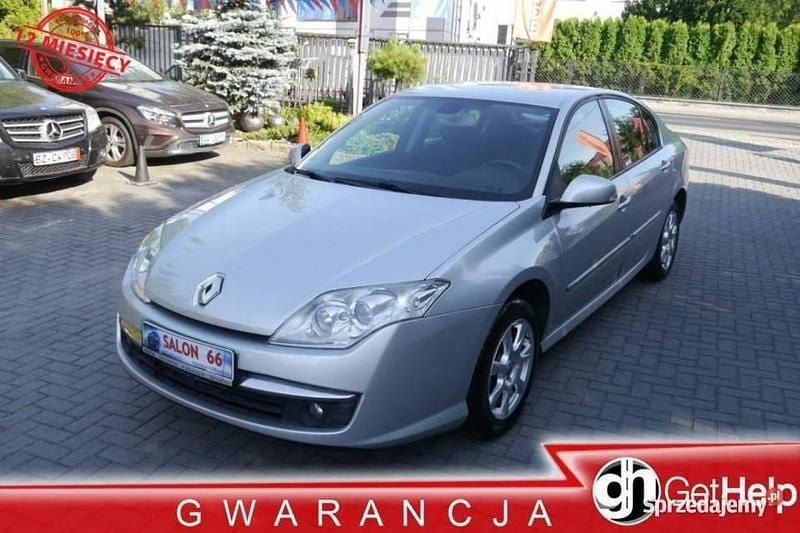 Srebrny Używany 2009 Renault Laguna III Sedan/Limuzyna | 17 400 zł (Uczciwa cena) - Obraz 1/4