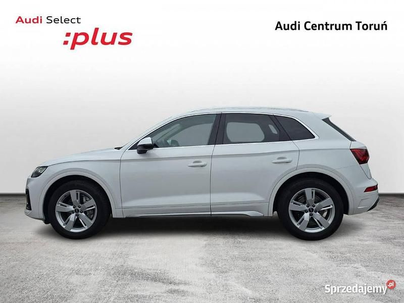 Biały Używany 2022 Audi Q5 Comfort SUV | 139 900 zł (Dość drogi) - Obraz 1/4
