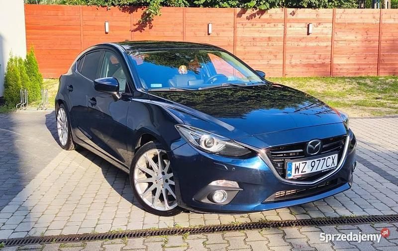 Granatowy Używany 2014 Mazda 3 Hatchback | 25 500 zł - Obraz 1/4